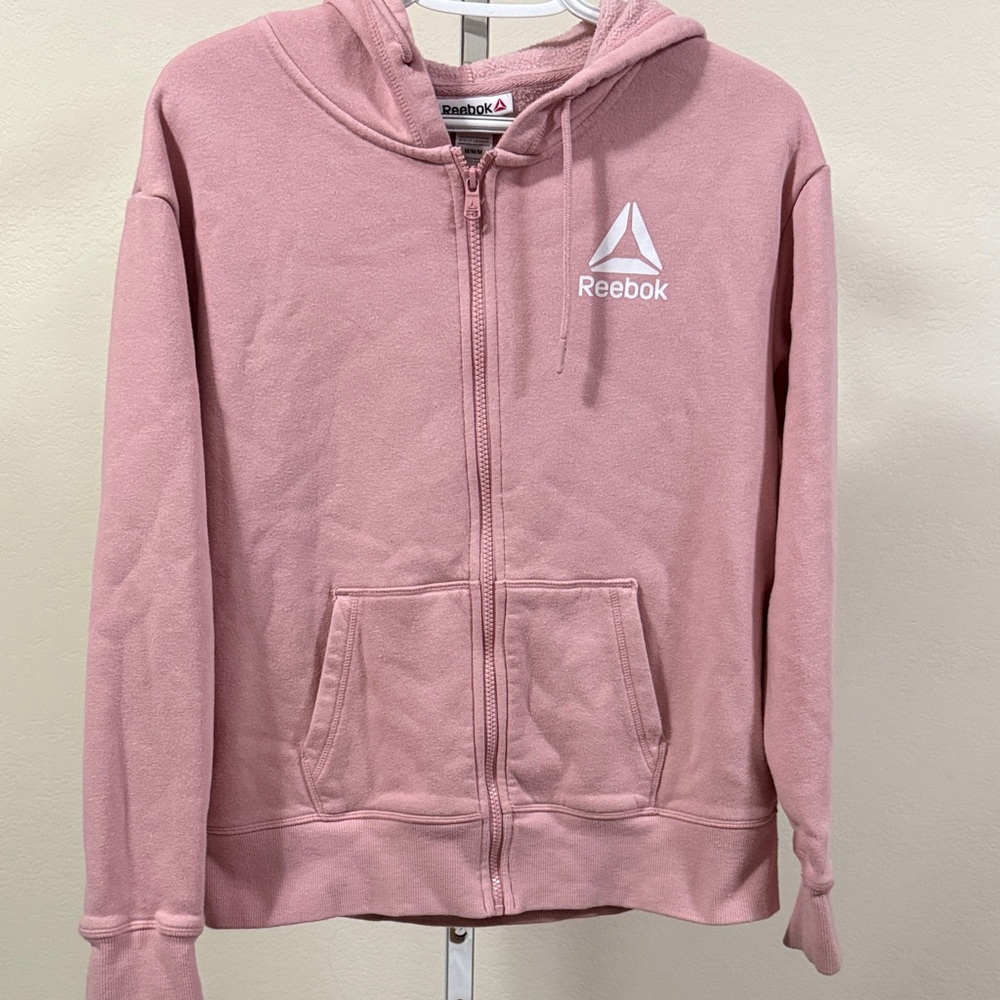 Reebok Dusty Rose Zip-Up Hoodie